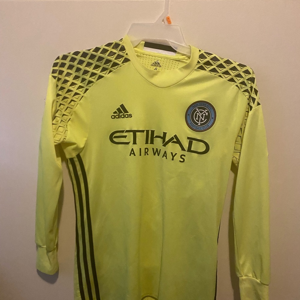 Two Vintage Football Jersey Sz Small - Jamaica/Etihad